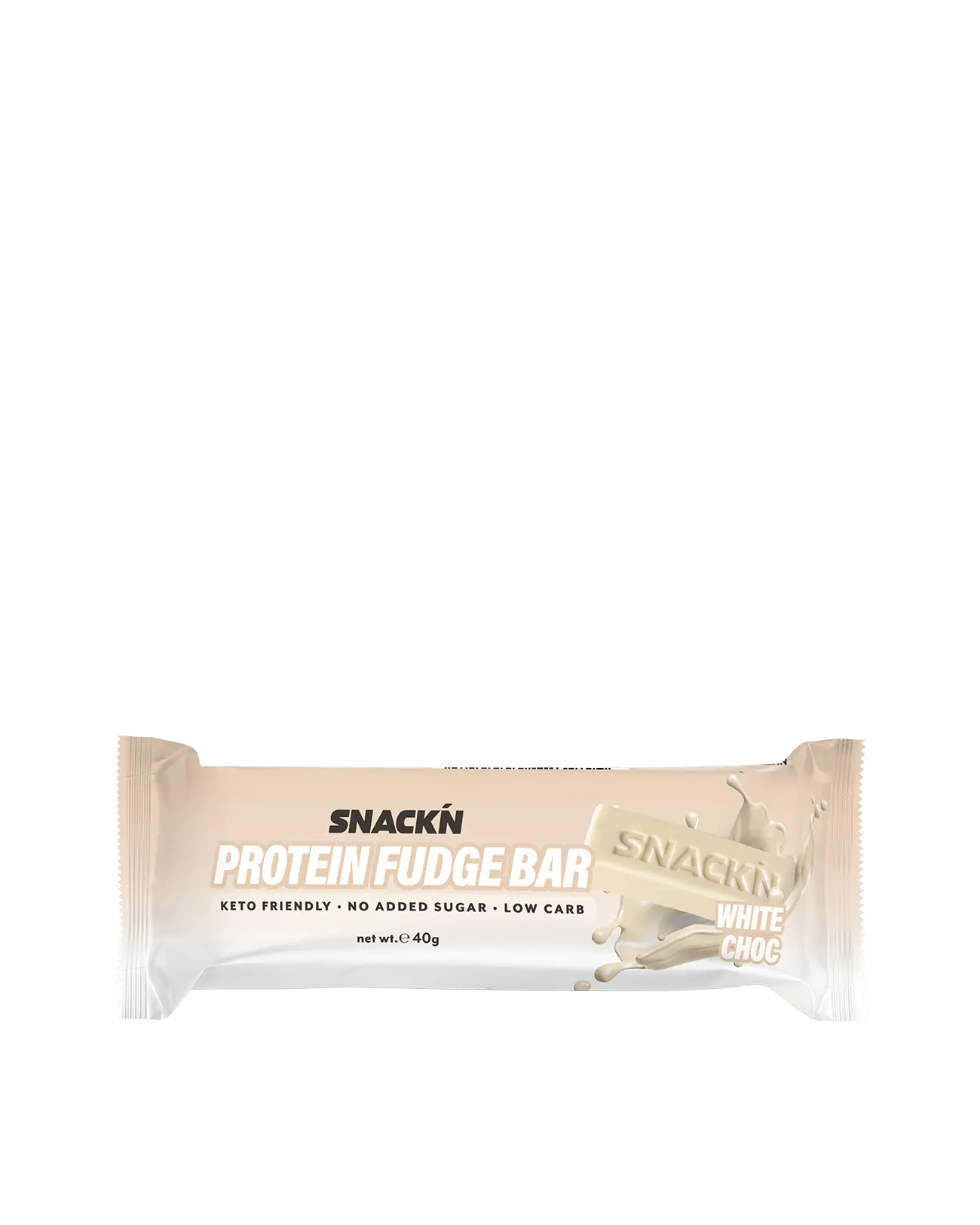 SNACKN Protein Fudge Bar White Choc