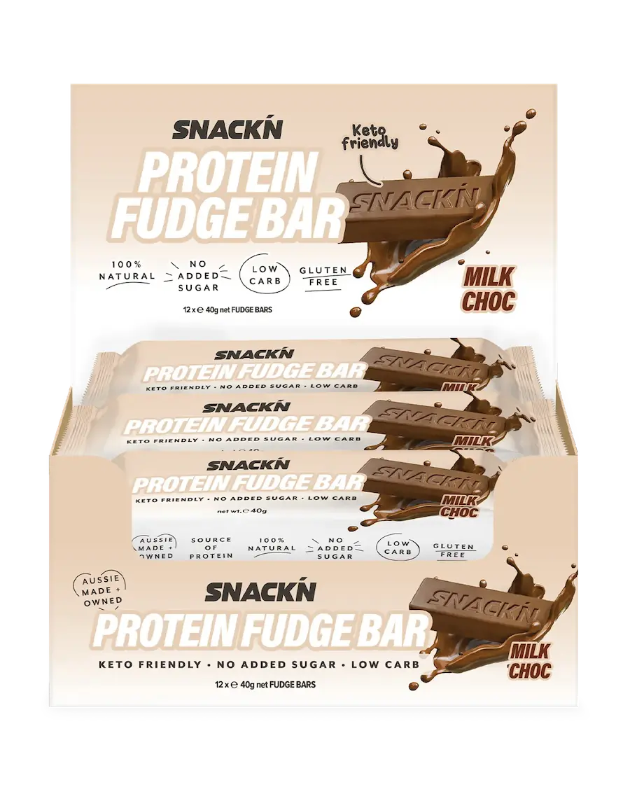 SNACKN Protein Fudge Bar Milk Choc