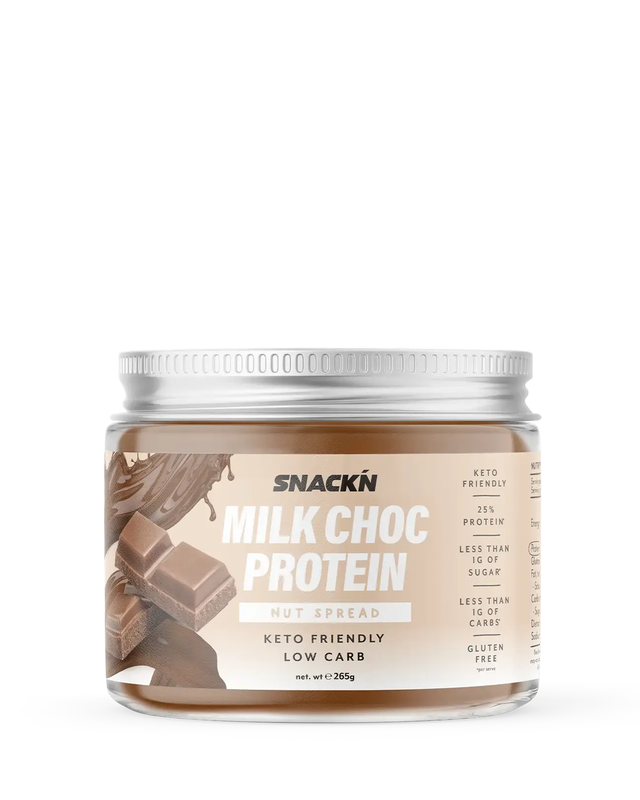 SNACKN Milk Choc Protein Spread